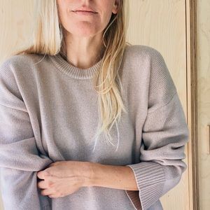 Jenni Kayne Cashmere Boyfriend Sweater BLUSH